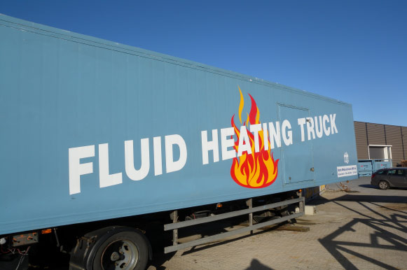 Frac Fluid Heating Truck